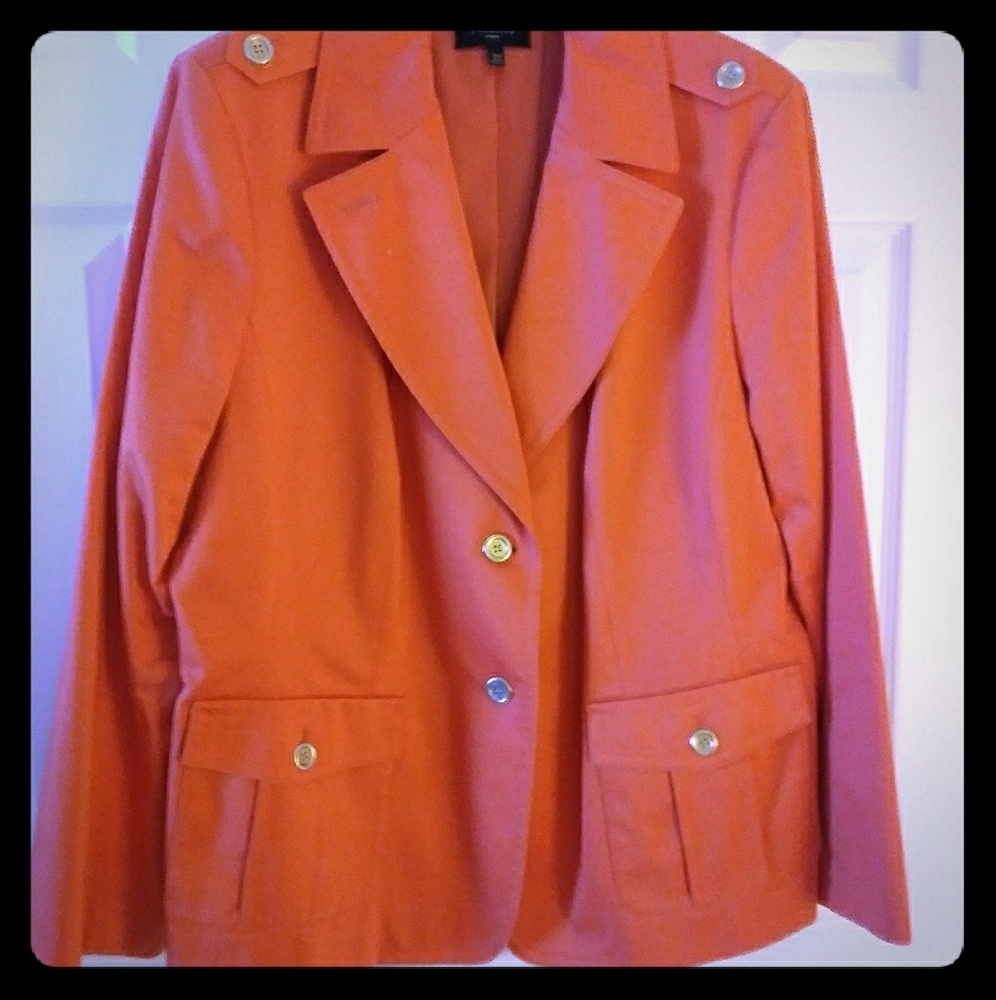 Talbots Orange Blazer